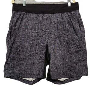 Lululemon Pace Breaker Shorts Men's XL 9" Lined Gray Charcoal Athletic Running